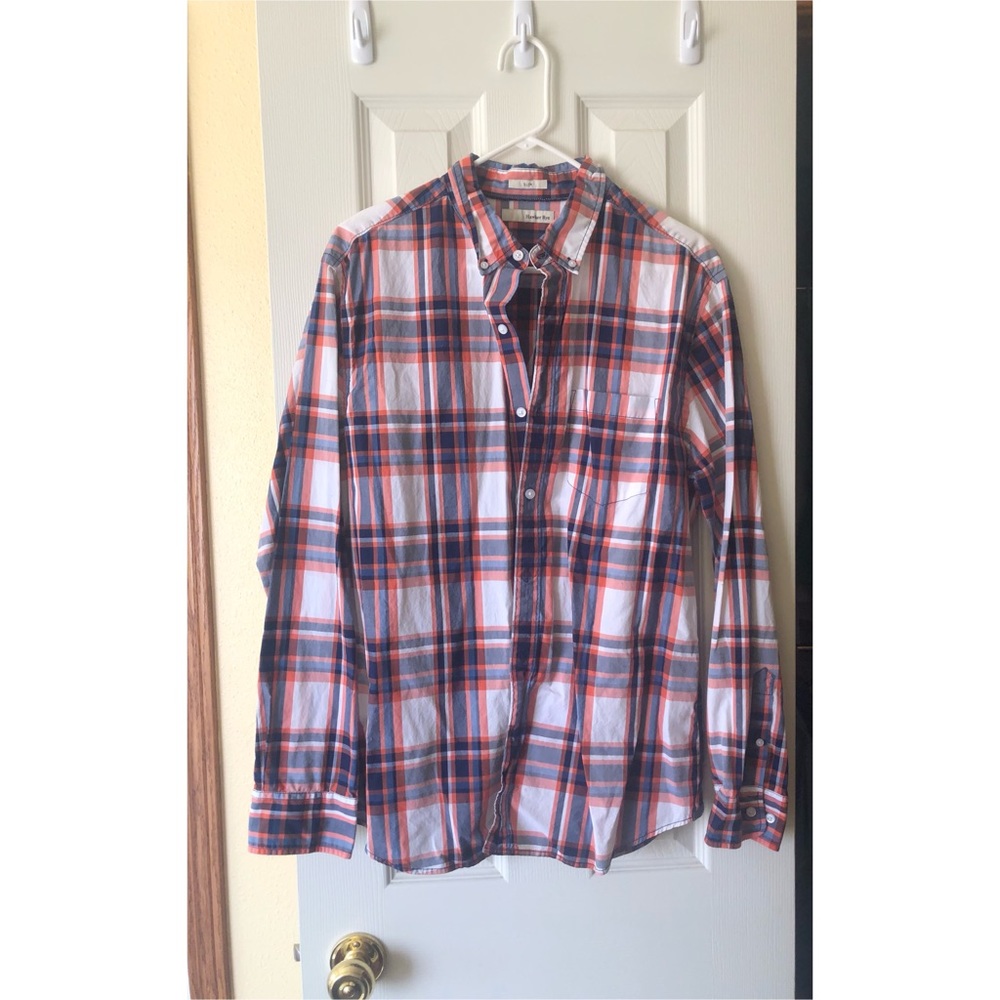 Men’s Plaid Dress Shirt